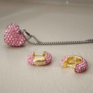 Soft Pink Heart | Crystal Ball Set