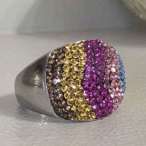 Sunset Pop Crystal Ring